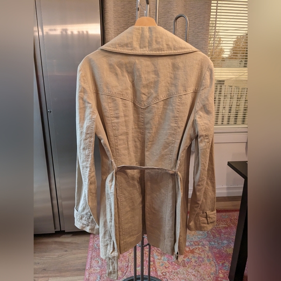 Wilfred Linen Blend Short Trench - Picture 2 of 8